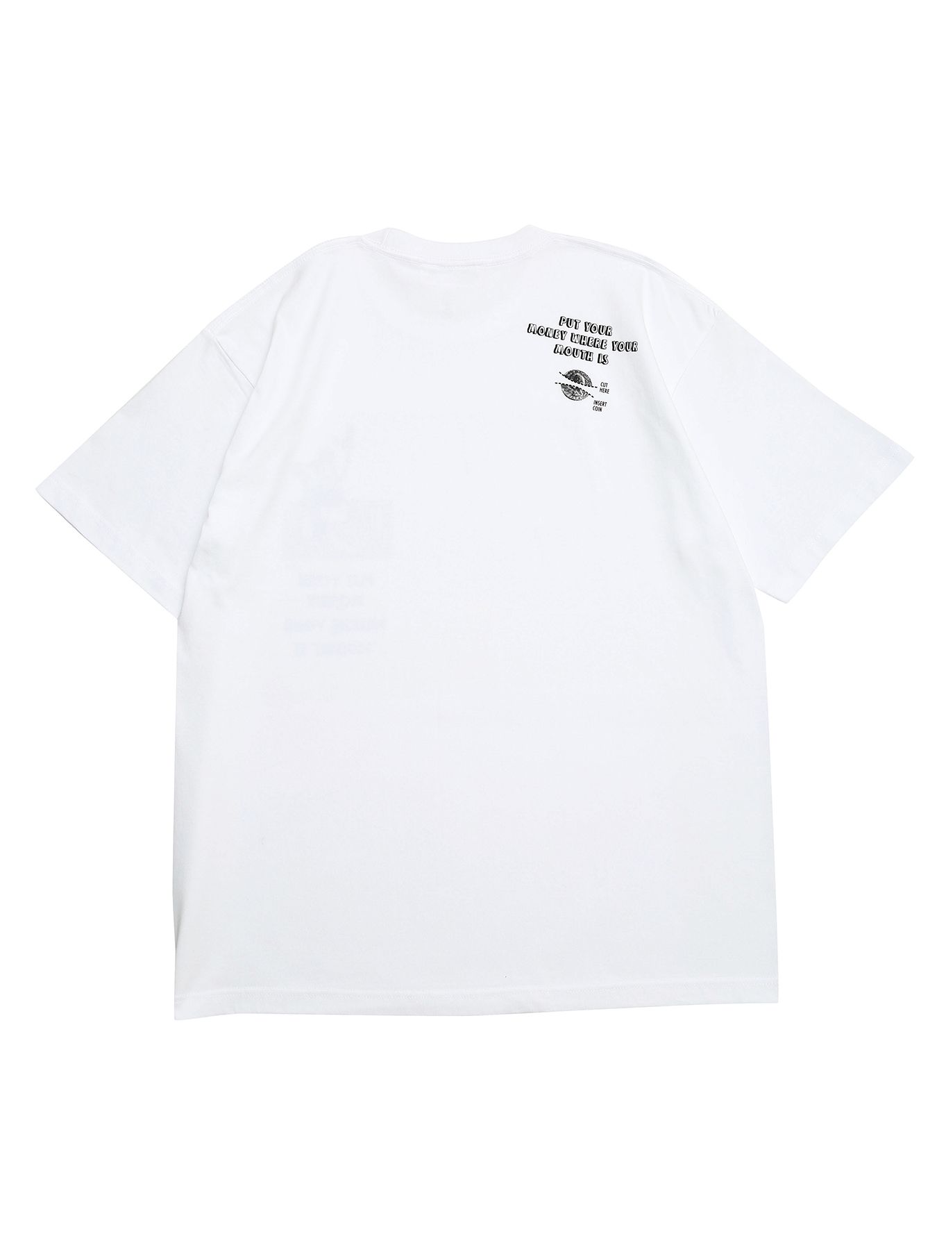 NOT-MOUTH TEE / プリントTシャツ / ホワイト【QUOLT】