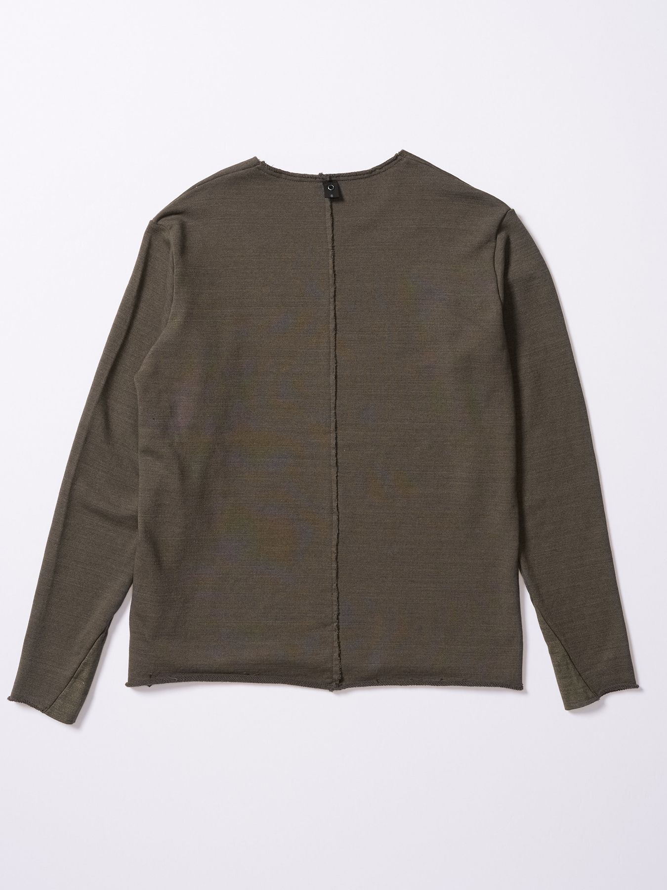 【予約品 4月19日(日) 18時締切】cut-off light sweatshirt / カットオフ ライト スウェットシャツ / カーキ