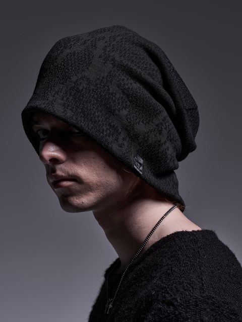【予約品 】パイソンジャガードCap / キャップ / ブラック