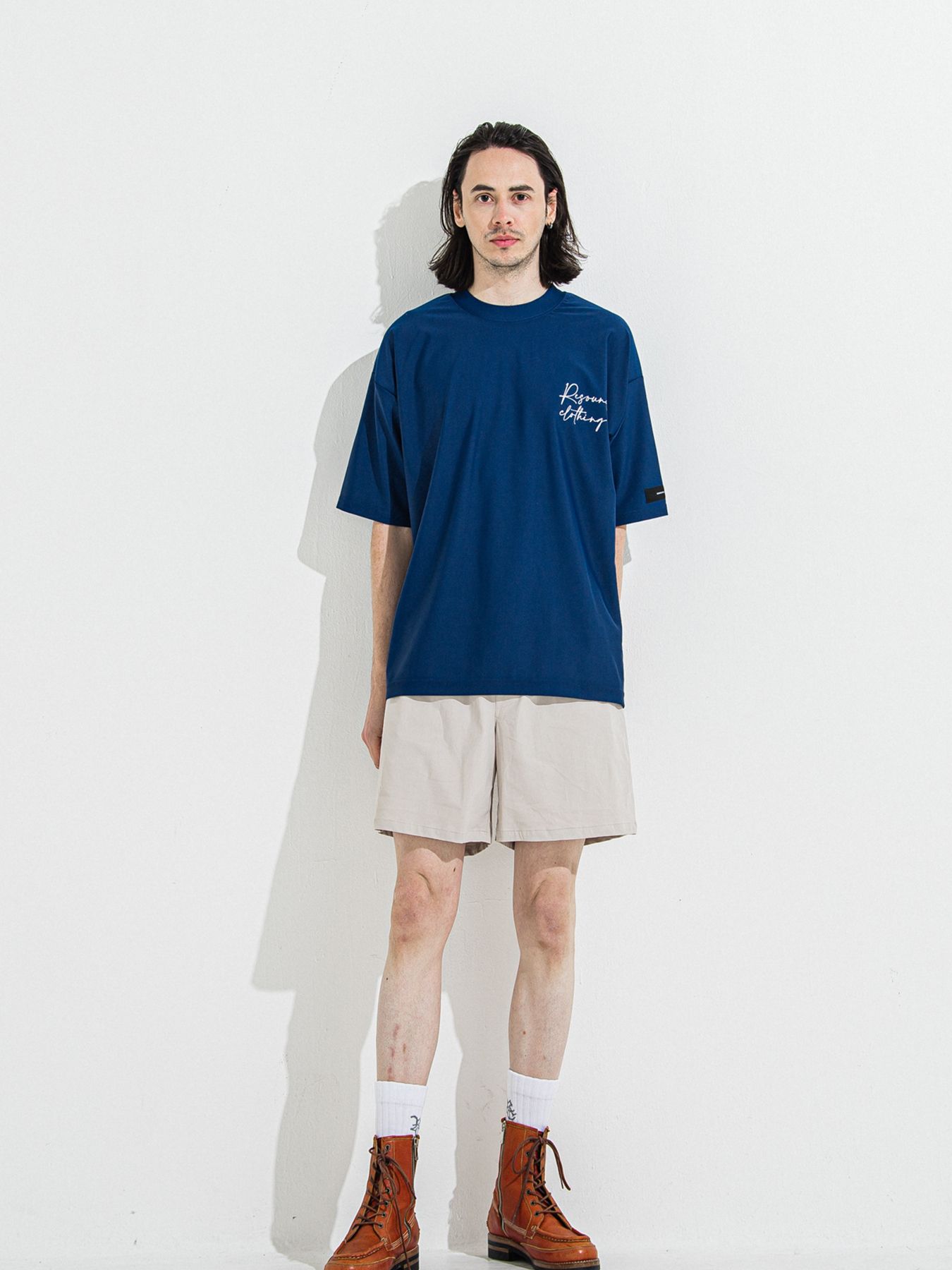 【予約品 】ID RASH OVER T / ラッシュガード IDオーバーサイズTシャツ / ネイビー