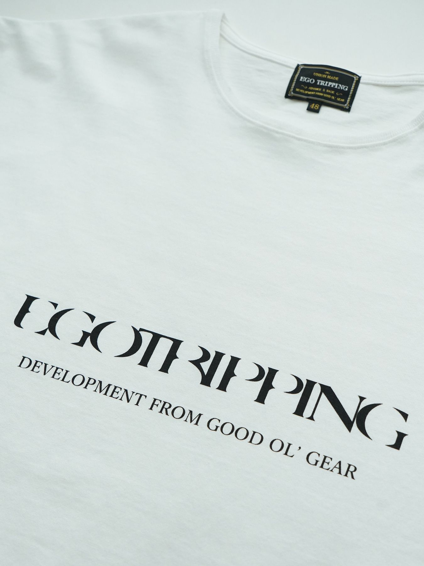 【予約品 10月26日(日) 締切】PRINTTEE-A long / ロゴプリントカットソー / WHITE