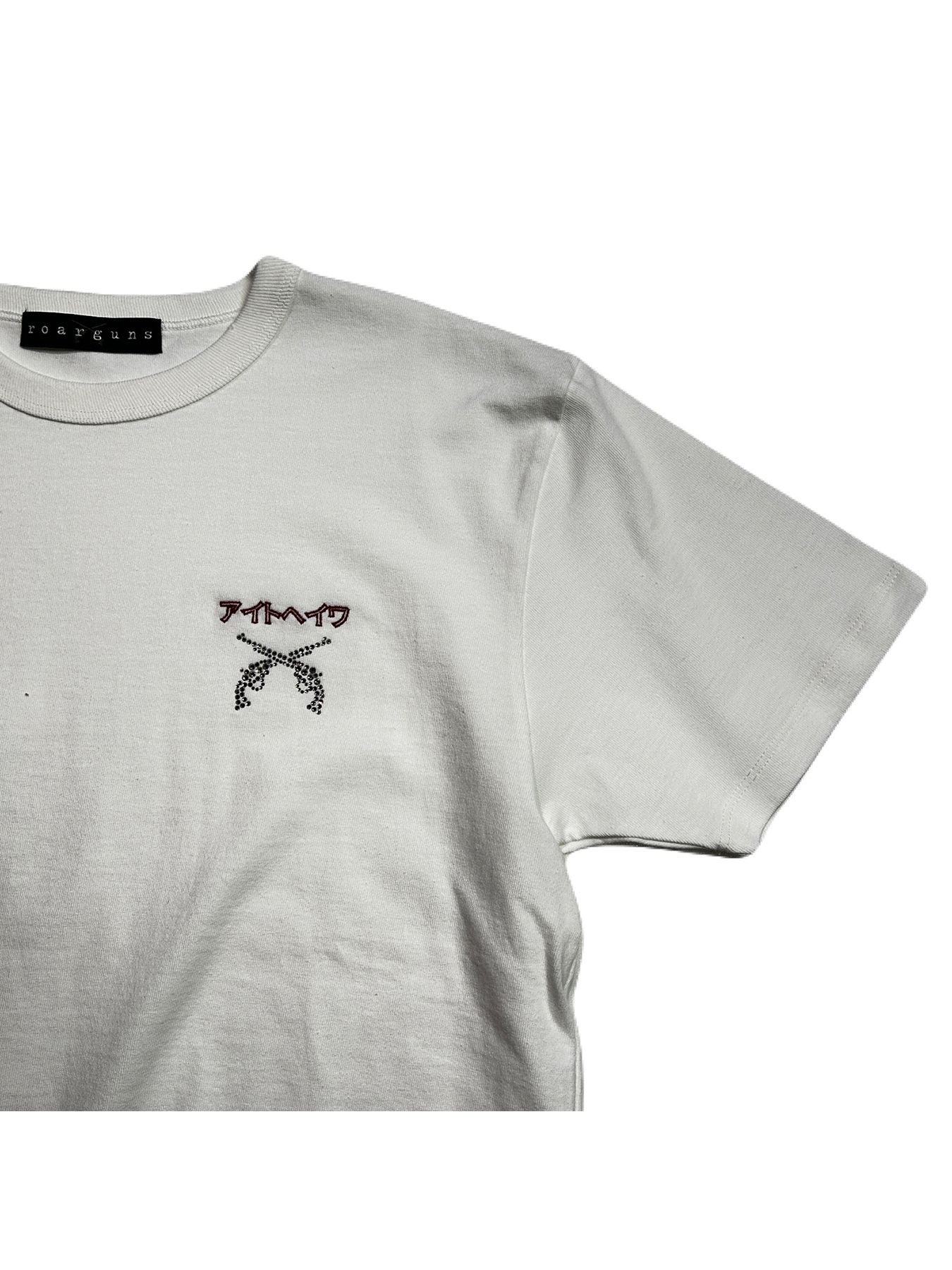 【予約品 8月10日(日) 締切 】WOMENS アイトヘイワ CROSSGUN T / アイトヘイワ クロスガン Tシャツ / ホワイト