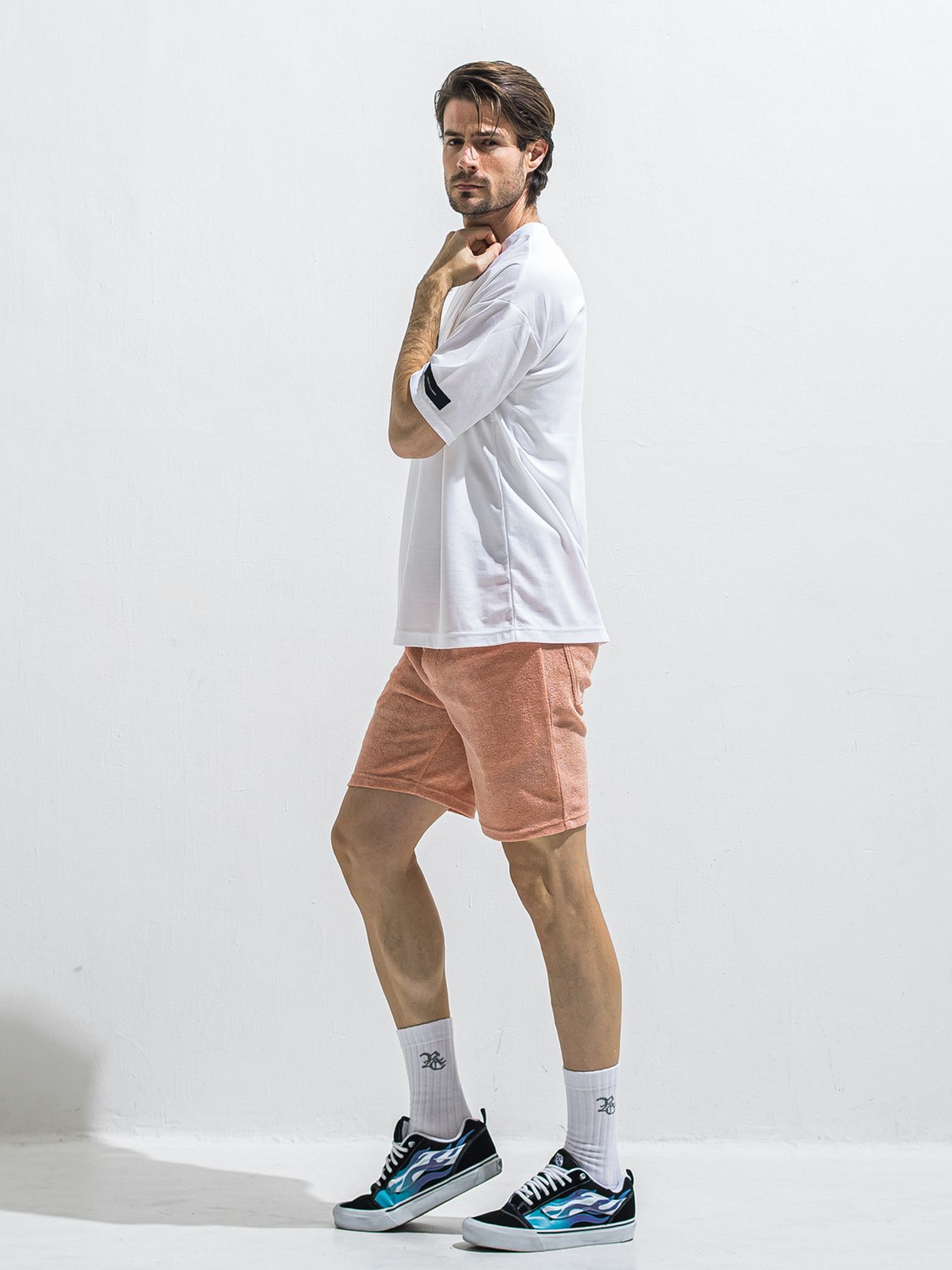 【予約品 2月15日(日) 18:00 締切】VINTAGE PILE SHORTS / パイルショートパンツ / ピンク