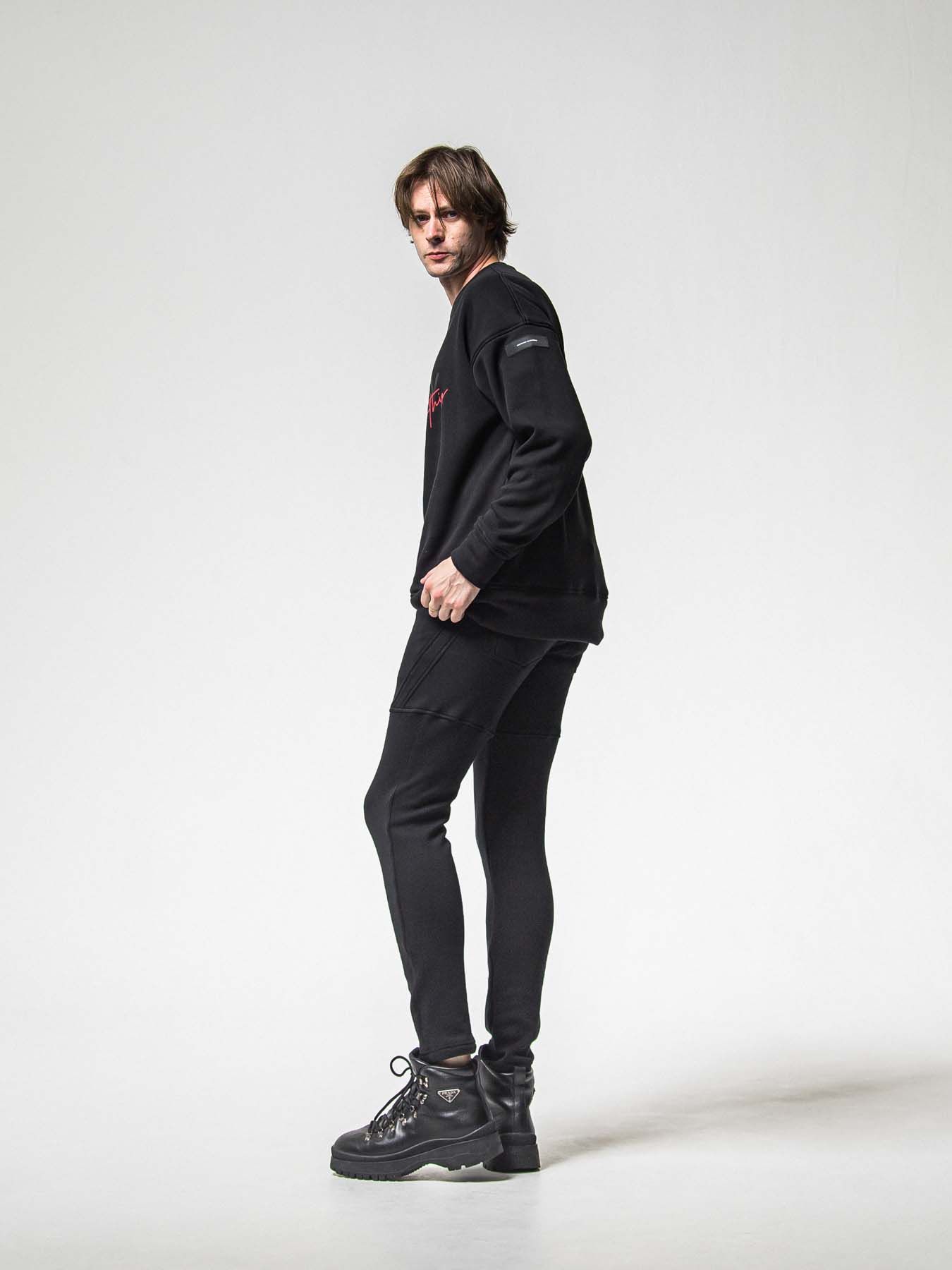 【予約品 】 VELOURS FLEECE TYLER PANTS / ベロアフリース タイラーパンツ / ブラック
