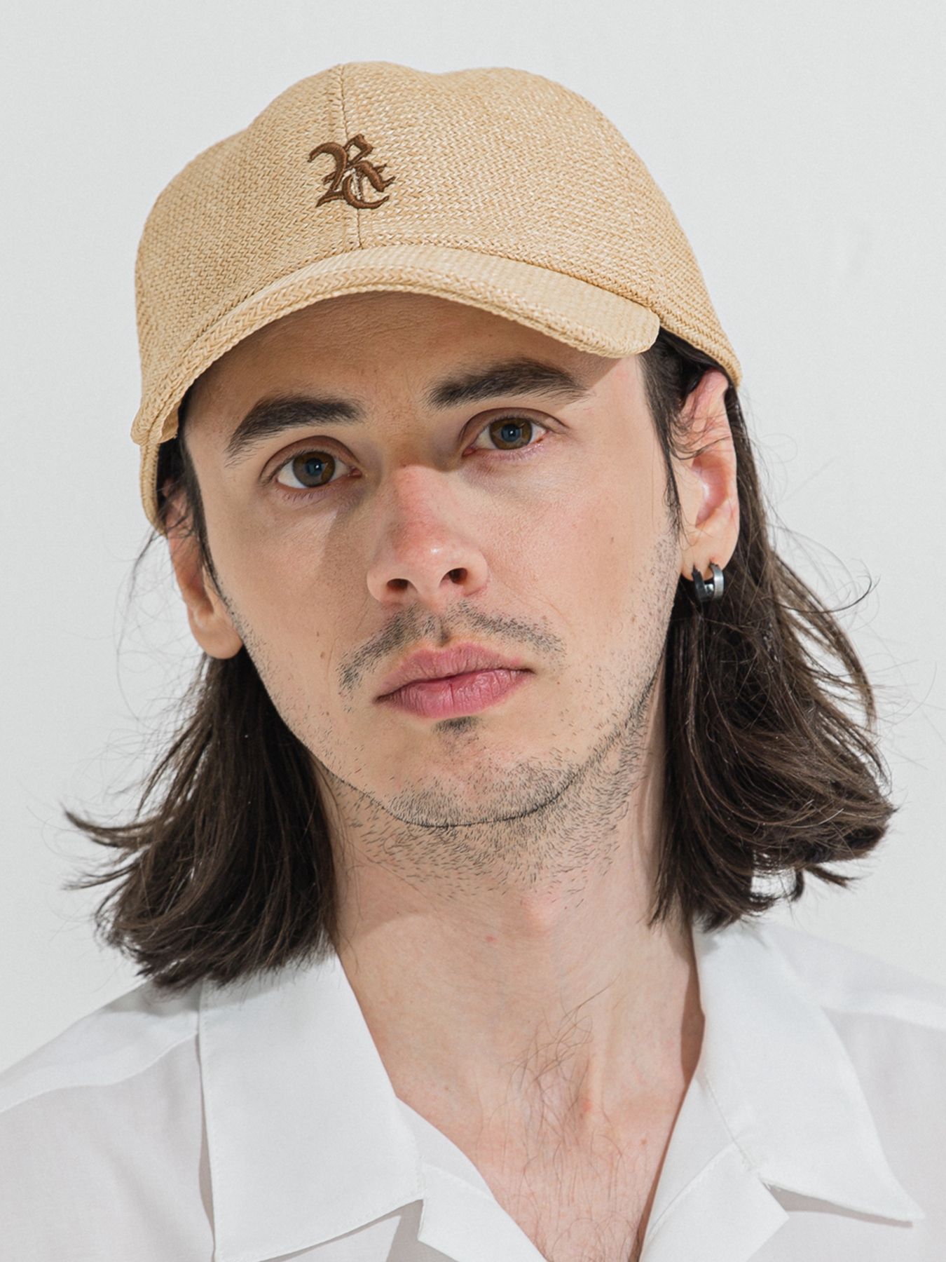 【予約品 】STRAW MESH LOW CAP / ストローメッシュローキャップ / ベージュ