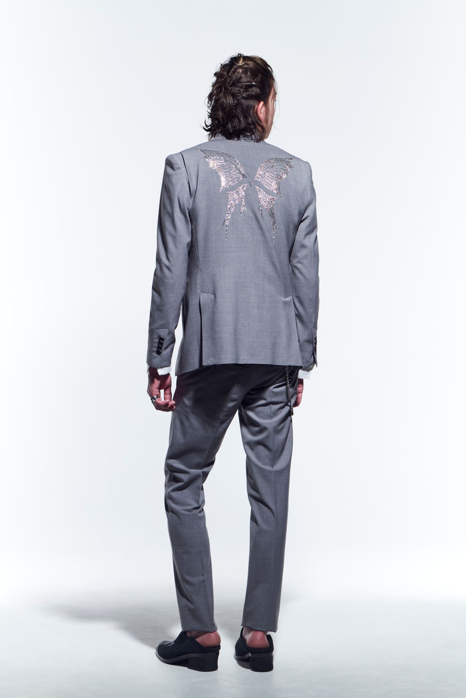 《予約品》 Jacket JetSWAROFSKY テーラードジャケット TWS-Stretch / Grey 【kiryuyrik】 1月入荷予定