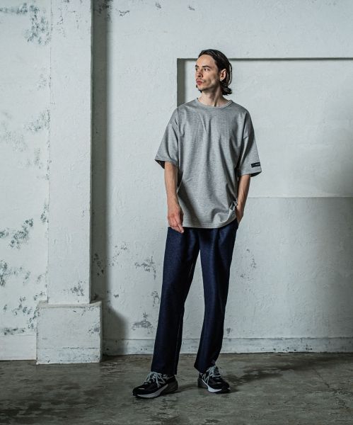 《予約11月17日19時締め》 EX denim jersey  WIDE PT / ワイドパンツ / インディゴワンウォッシュ