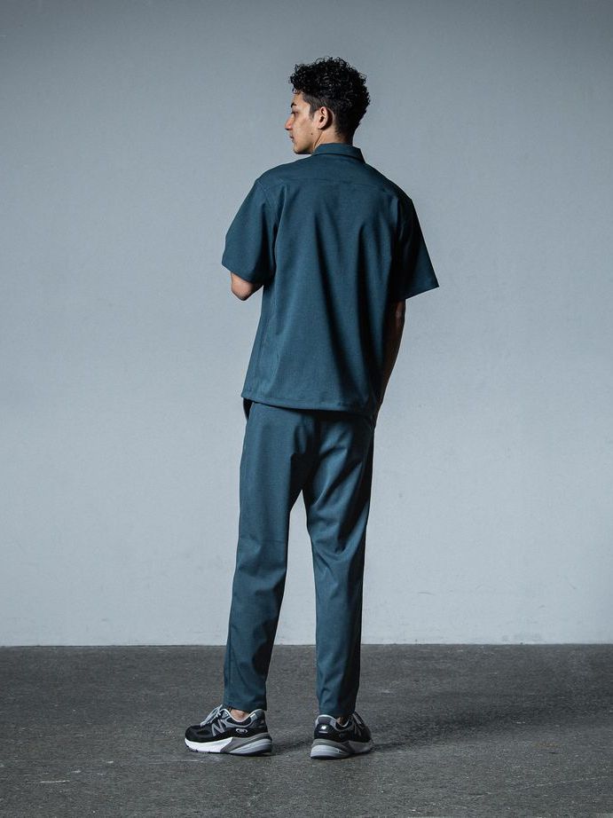 《予約品》 PULLOVER HALF SHIRT  / ハーフジップシャツ / グリーン