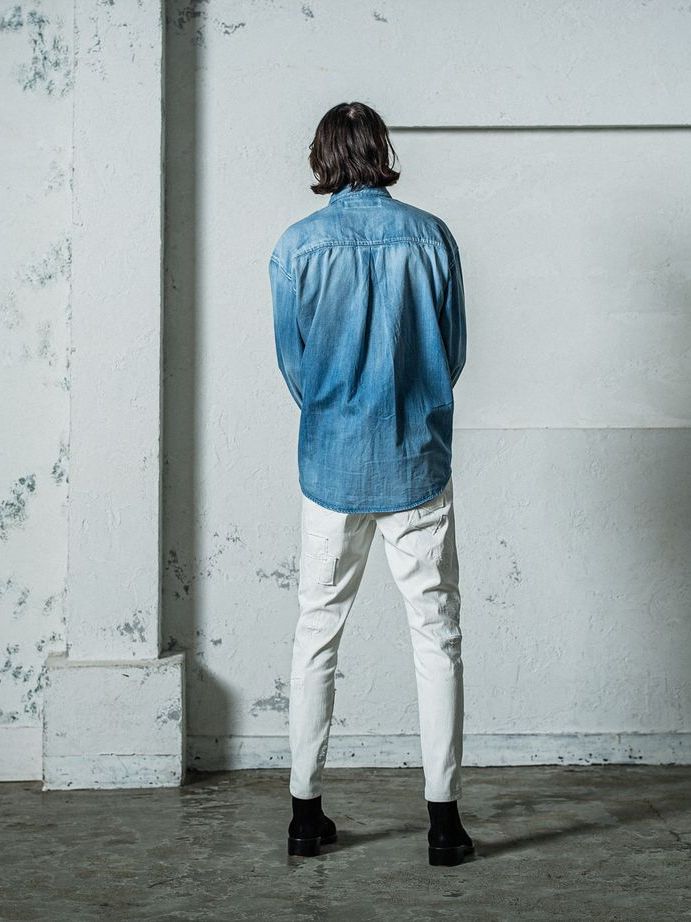 《予約11月17日19時締め》 denim jack shirts / デニムシャツ / インディゴused