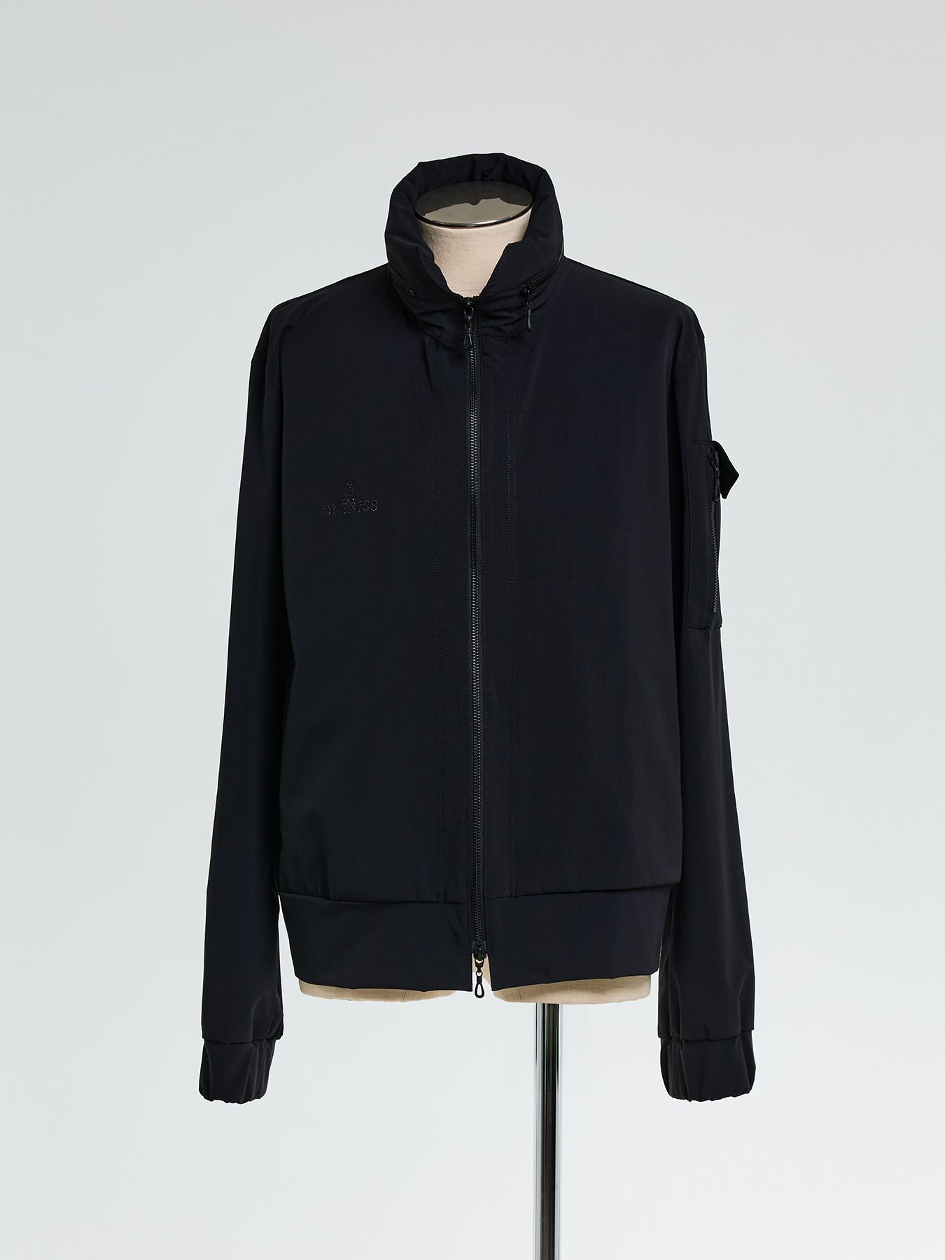 【予約品 10月26日(日) 締切】Stand Collar Blouson / スタンドカラーブルゾン / ブラック