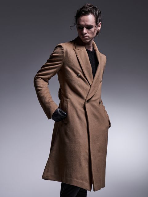 【予約品 7月13日(日) 締切】W-Peaked Coat / ダブルピークドラペル コート / キャメル