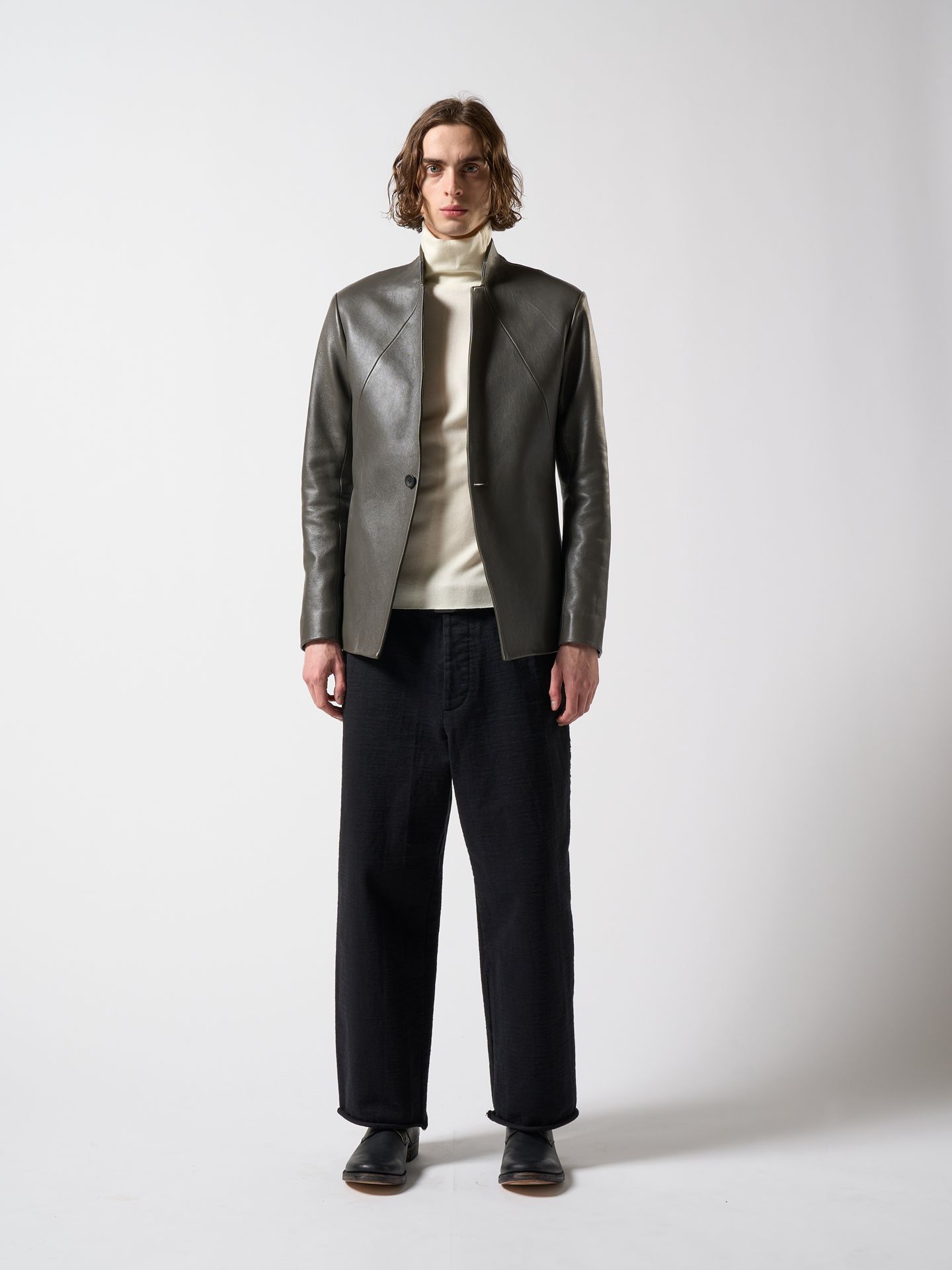 【予約品】 ex.heavy wide pants / ワイドパンツ / ブラック