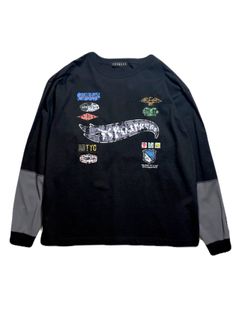 【予約品】INKJET PRINT SWAET / インクジェットプリント スウェット / ブラック