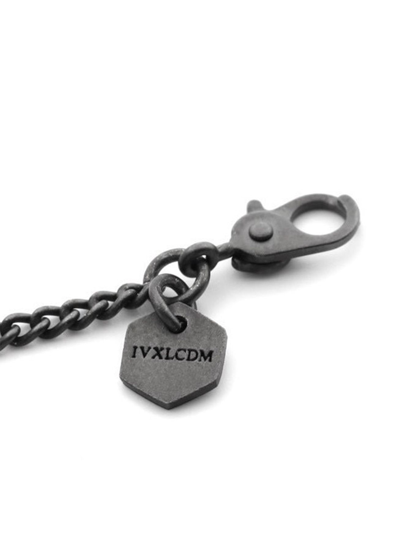 【予約品 9月23日(火) 締切】IVXLCDM ×wjk  slim chain bracelet / スリムチェーンブレスレット / ブラックコーティング