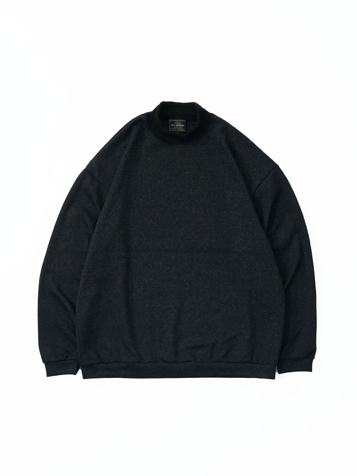 【予約品】 LUXEWEAVE / ハイネック / ドットブラック