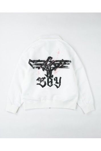 NYLON JACKET/COAT / White 【BOY LONDON】