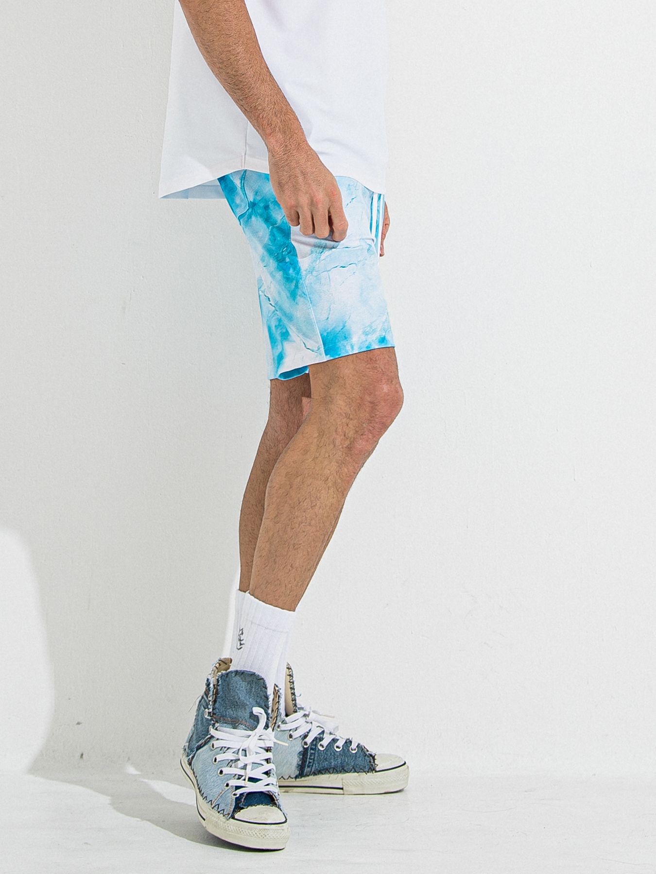 【予約品 】RASH SHORTS / ラッシュガード ショーツ / マーブルブルー