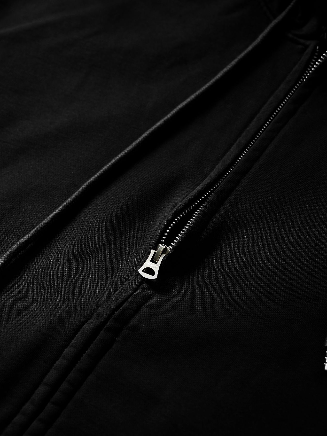 【予約品】MOLD-SWEATPARKA / スウェットジップパーカー / ブラック