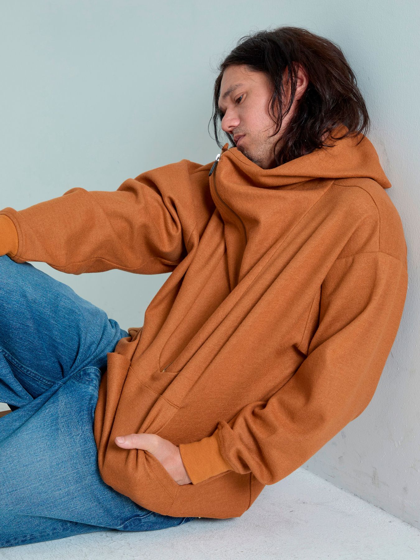 【予約品 】Gaswoolhoodie / パーカー / キャメル