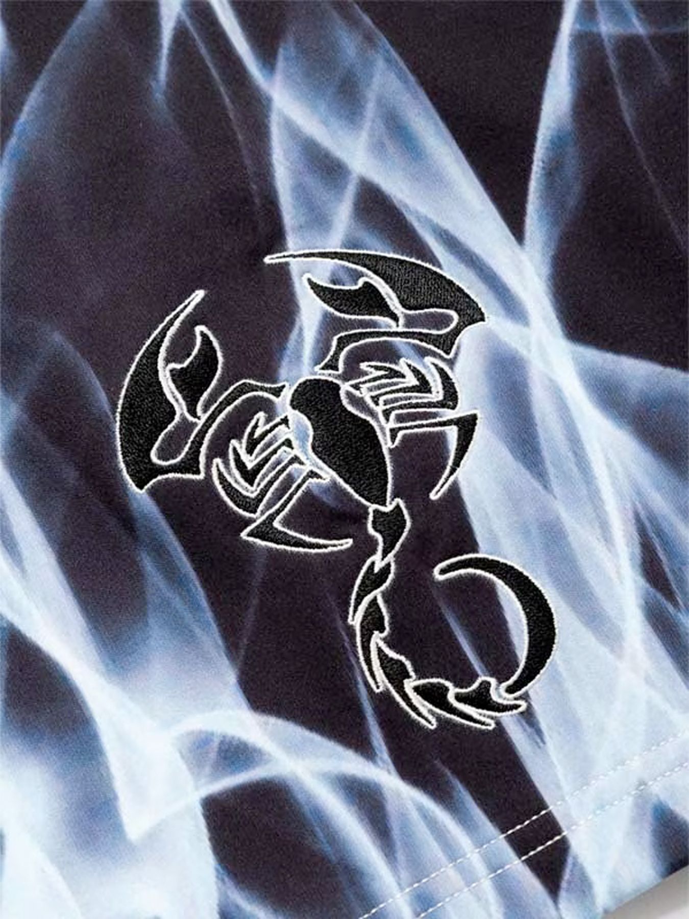 Wネームコラボ beauty:beast × SY32 SWEAT SHORT PANTS / ブラック×ホワイト【SY32 by SWEET YEARS】