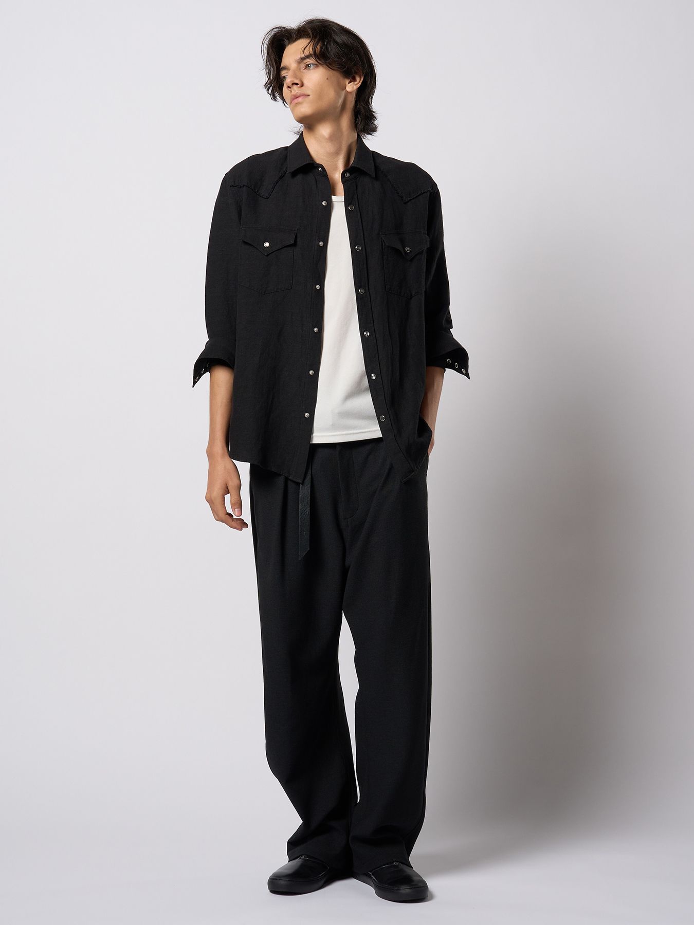 【予約品 9月23日(火) 締切】front zip bootie / フロントジップ ブーティー / ブラック