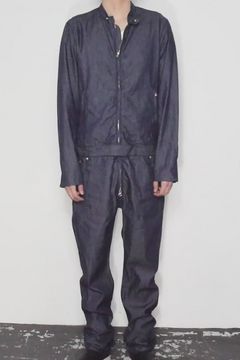 BULLET 6oz Organic Cotton Denim Single Riders Coveralls  / インディゴ 【STRUM】