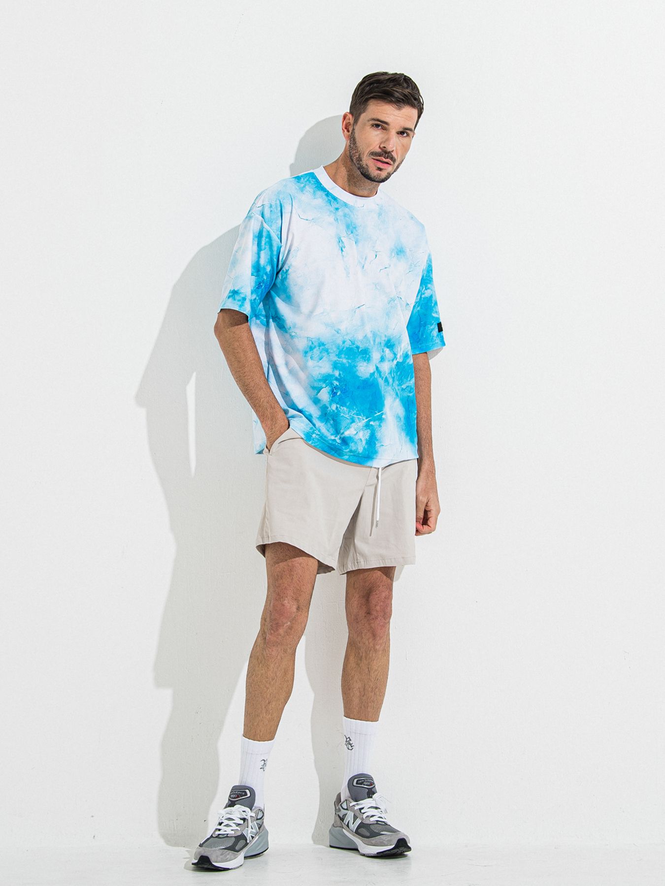 【予約品 】TV NYLON SHORTS / ティーヴィーナイロンショーツ / グレージュ
