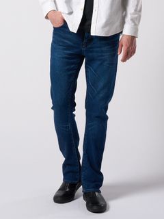 【予約品 4月19日(日) 18時締切】denim jersey 3D banana flare pants / デニムジャージー 3D バナナフレアパンツ / インディゴユーズド