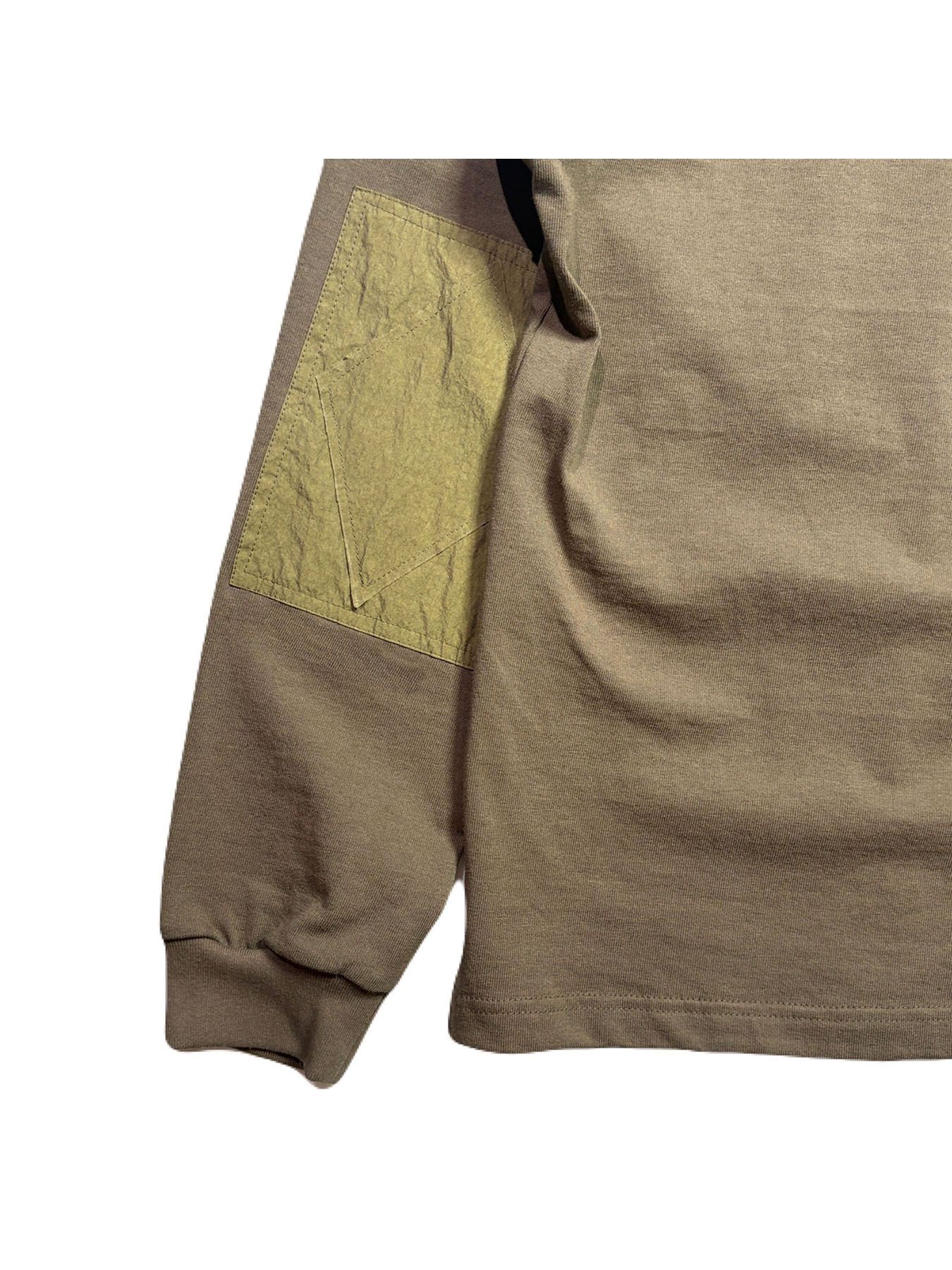 【予約品 3月9日(月) 18:00 締切】MILITARY L/S T CRY / クリスタルクロスガン ミリタリー ロンT / カーキ