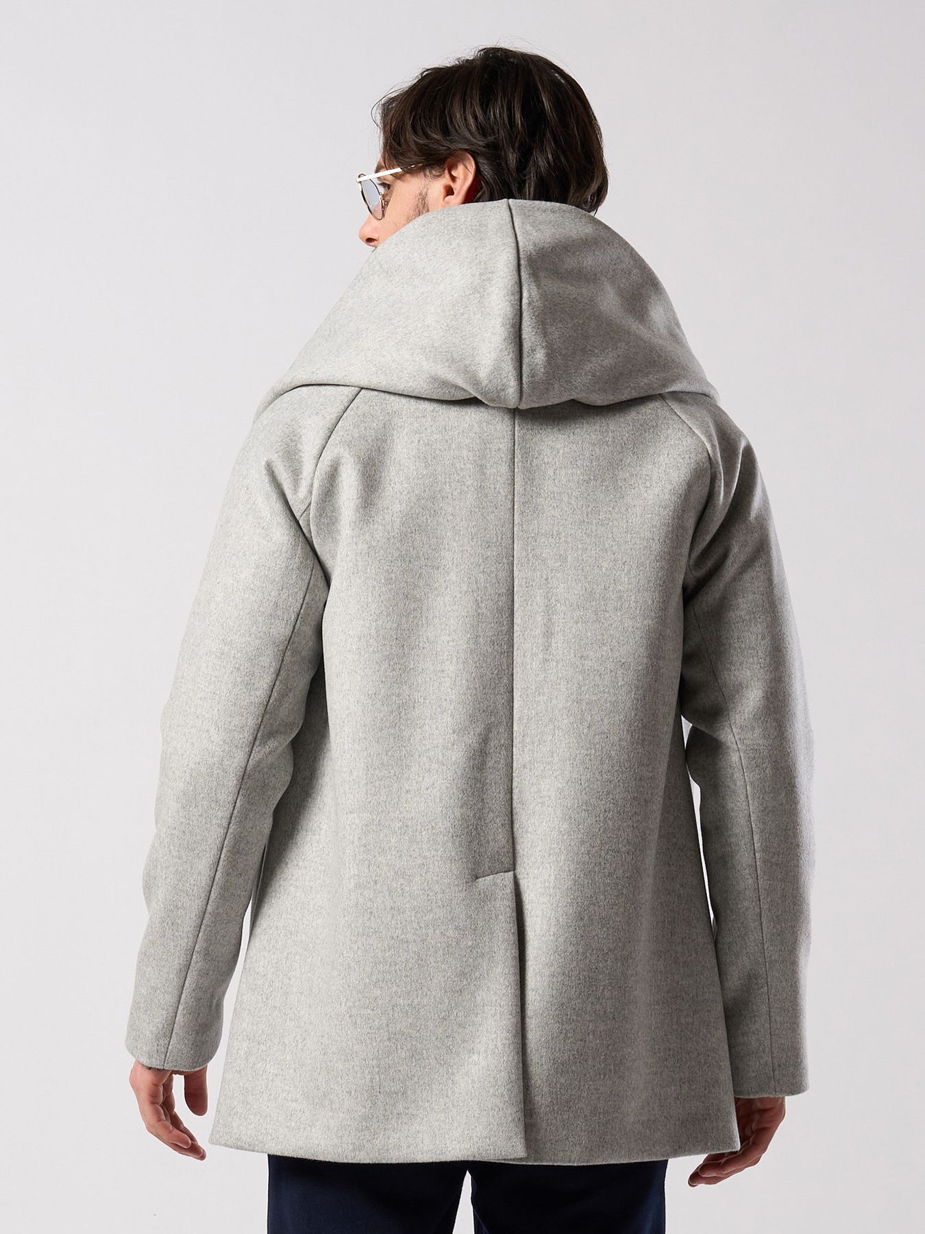 【予約品 4月19日(日) 18時締切】zip witch coat / ジップ ウィッチコート / ライトグレー