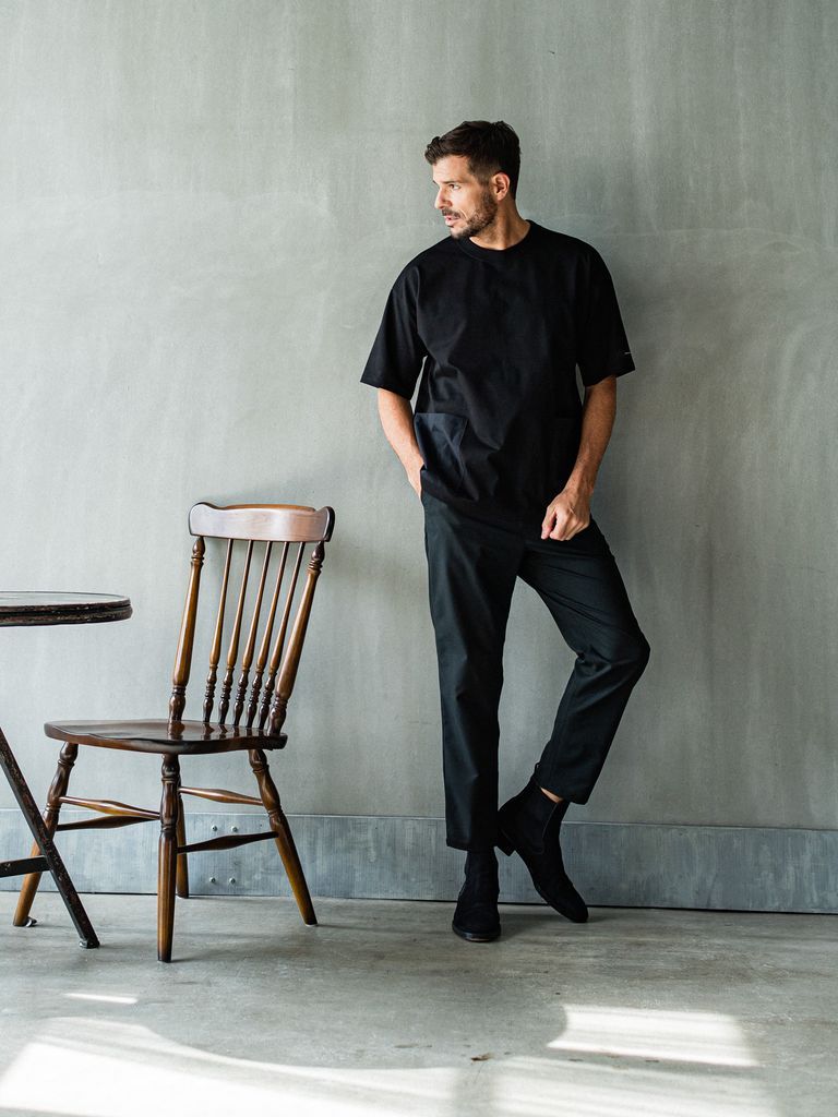 《予約品3月3日18：00締め》 PAT WIDE EASY PANTS / イージーパンツ / ブラック
