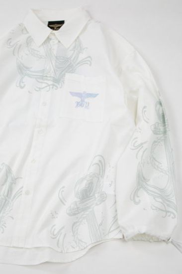 MARINE TASTE SHIRTS/ ホワイト 【BOY LONDON】