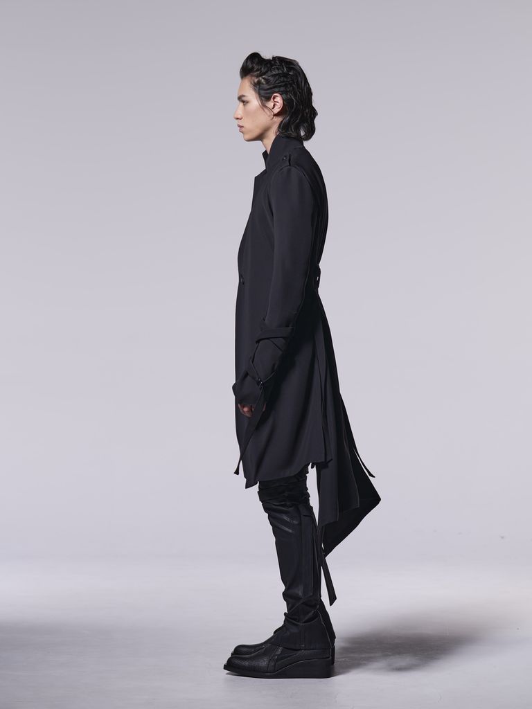 kiryuyrik - BeltedLongJacket / ベルト付きロングジャケット kiryuyrik - BeltedLongJacket / ベルト付きロングジャケット