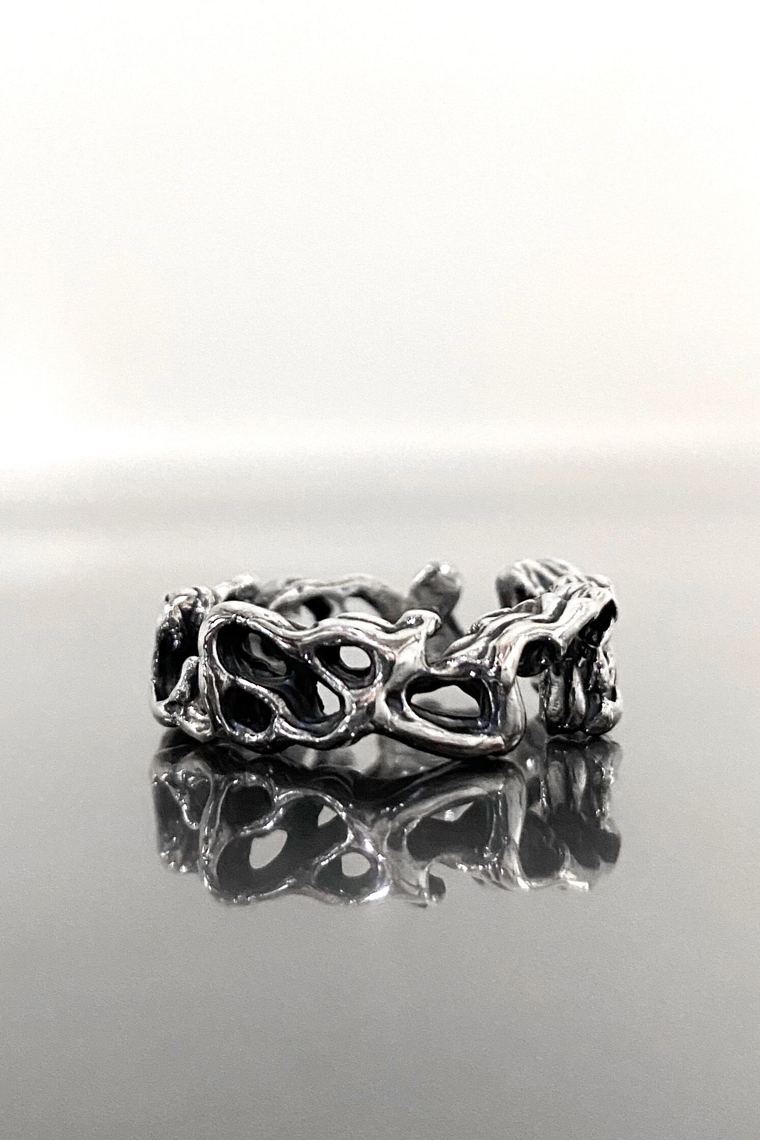 《受注生産》 PALMETTE SCROLL RING リング 【GOD SIZE】 注文から2～3週間後入荷予定