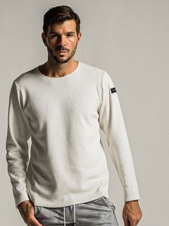 fleece neo thermal / 肩ロゴ入り 裏地特殊起毛ベロアフリースサーマル / ホワイト
