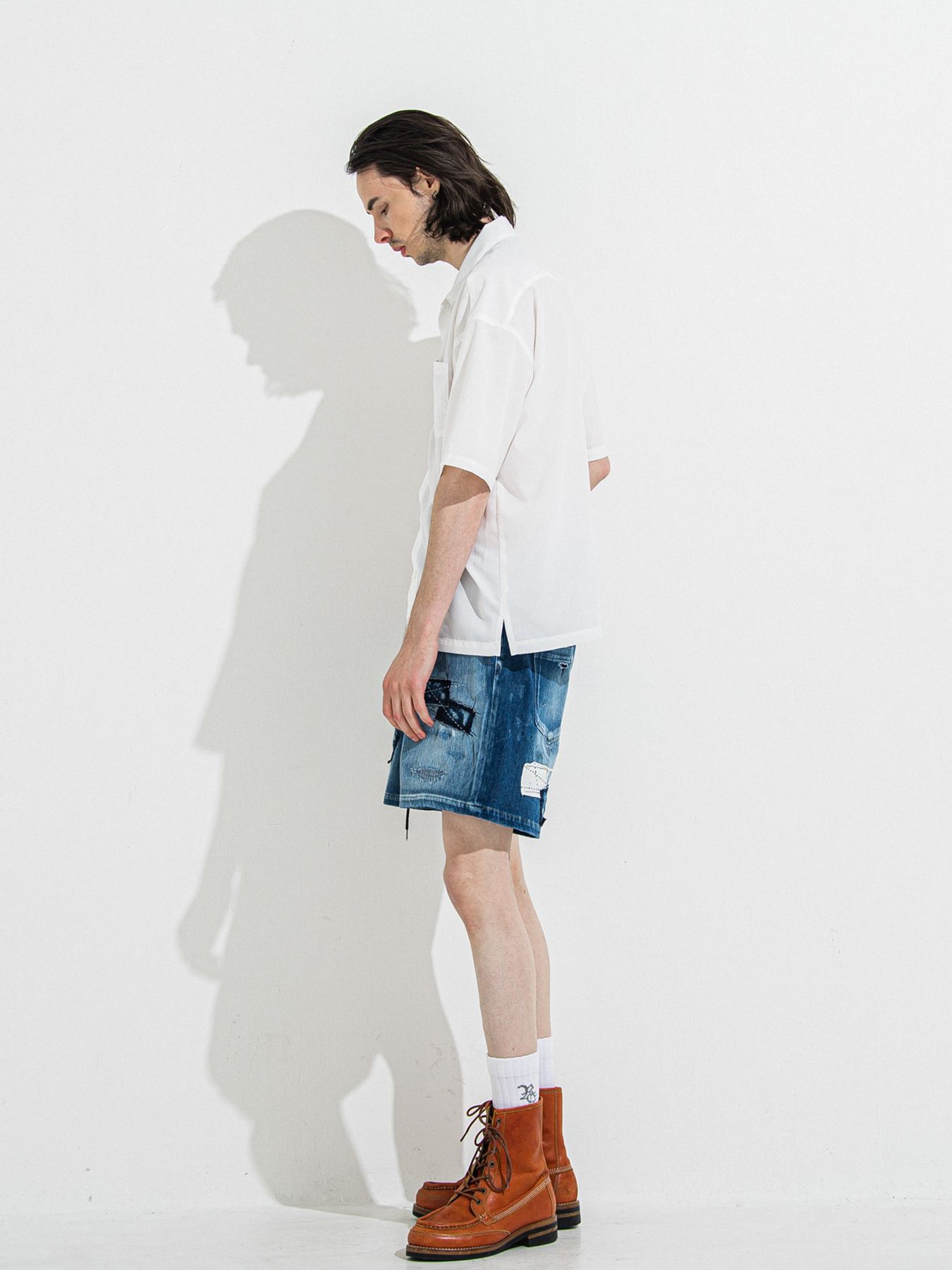 【予約品 】ZACK HALF SHIRT / ザックハーフスリーブシャツ / ホワイト