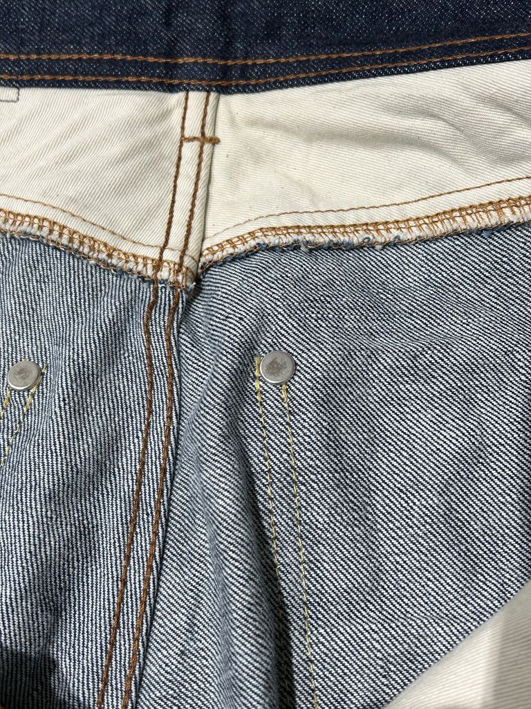 バギーデニムパンツ インディコ made in Japan 【BROOKYM OVERALL】