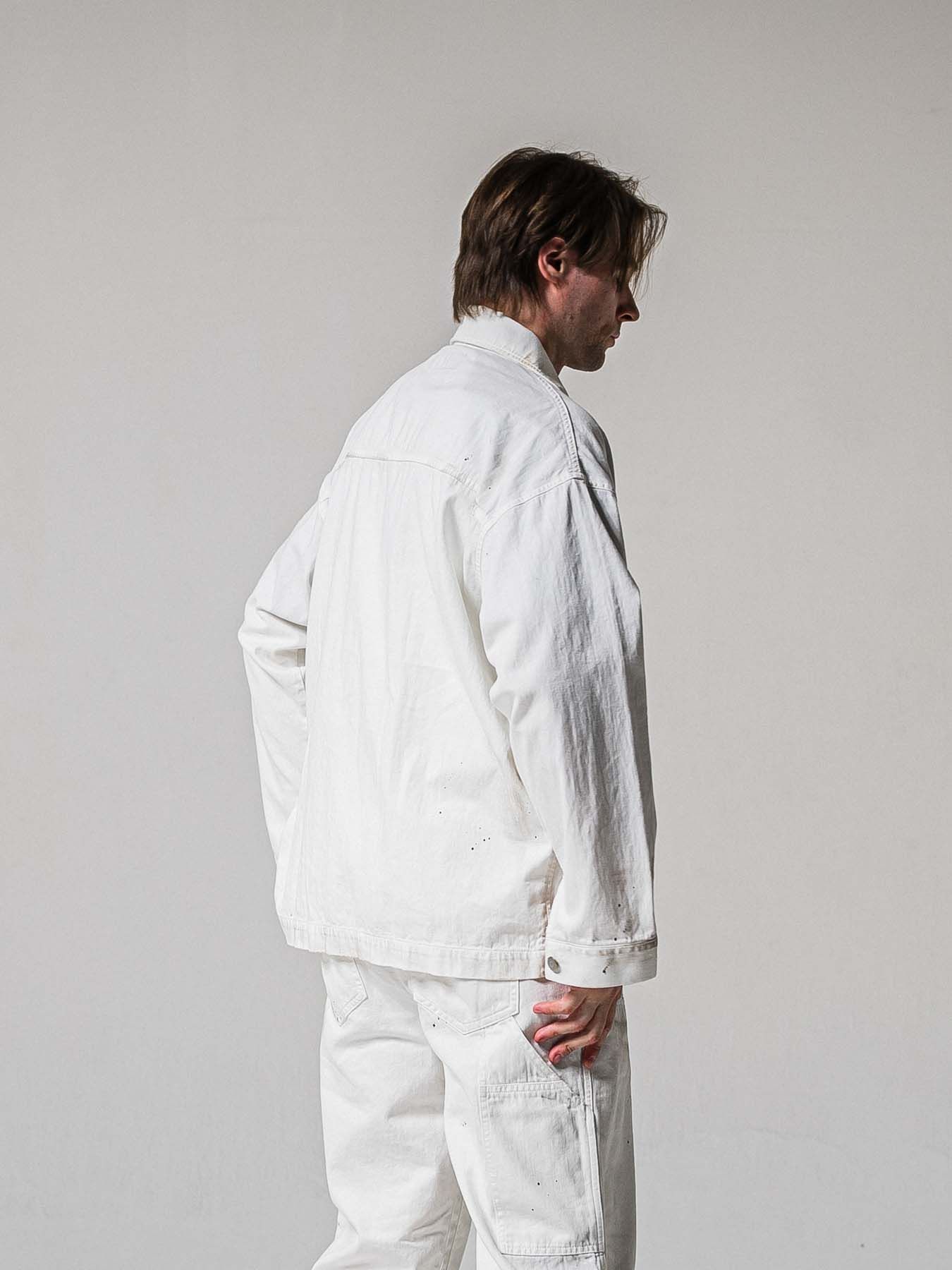 【予約品 11月16日(日) 締切】RC COVER ALL / ライトデニムカーバーオールジャケット / ホワイトユーズド