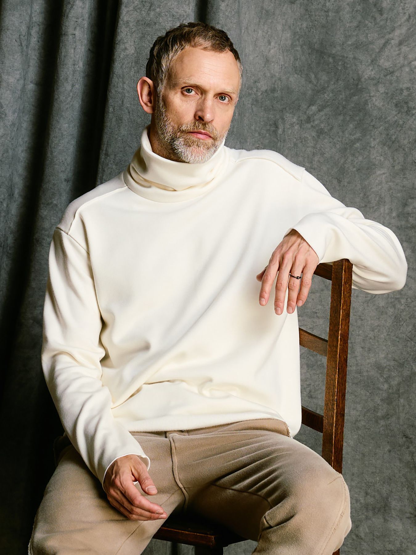 【予約品 4月19日(日) 18時締切】back boa cut-off highneck / バックボア カットオフ ハイネック/ ホワイト