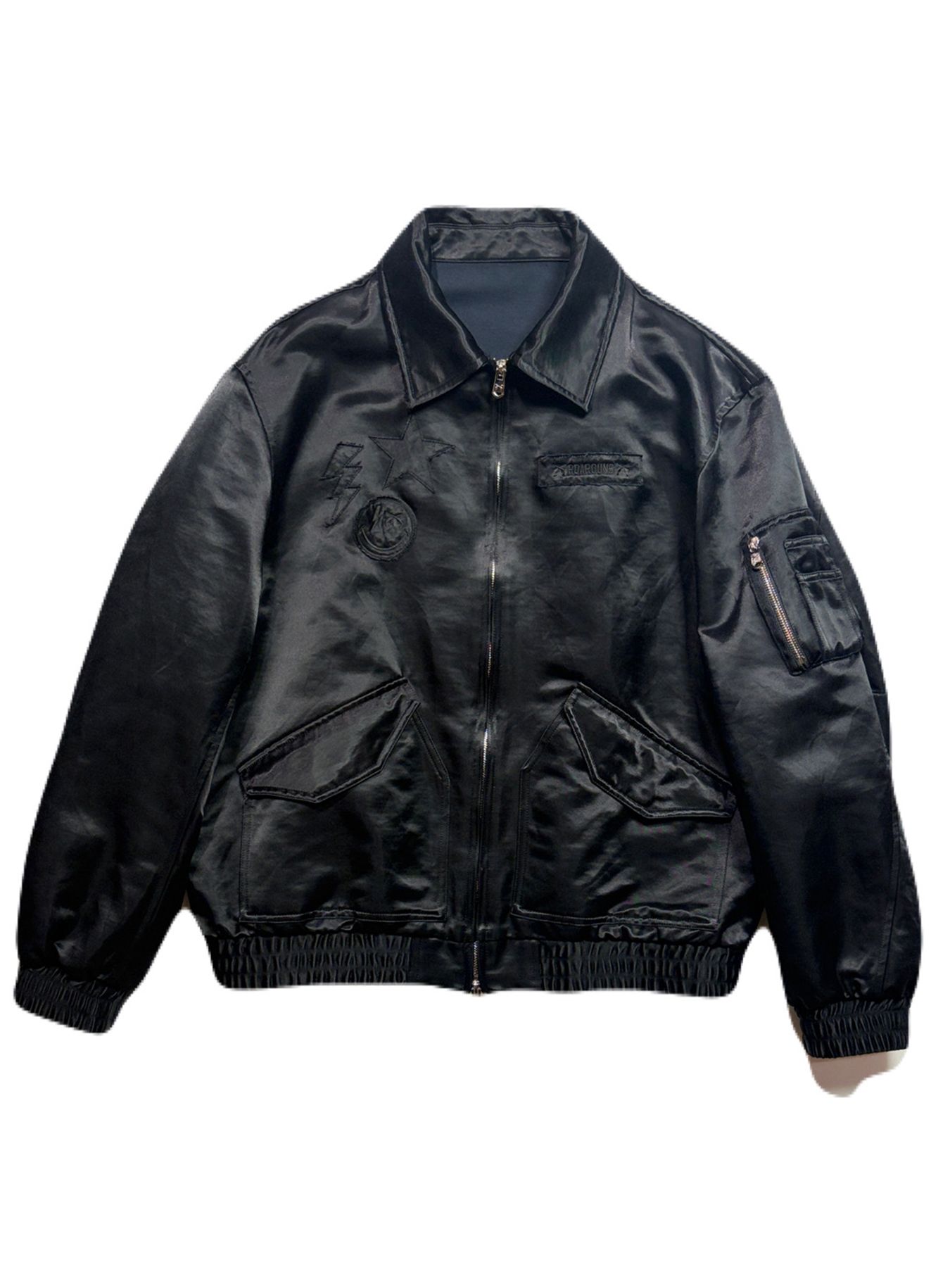 【予約品 8月23日(日) 締切】CO/NY JKT PAT/CRY / クリスタル / ブラック