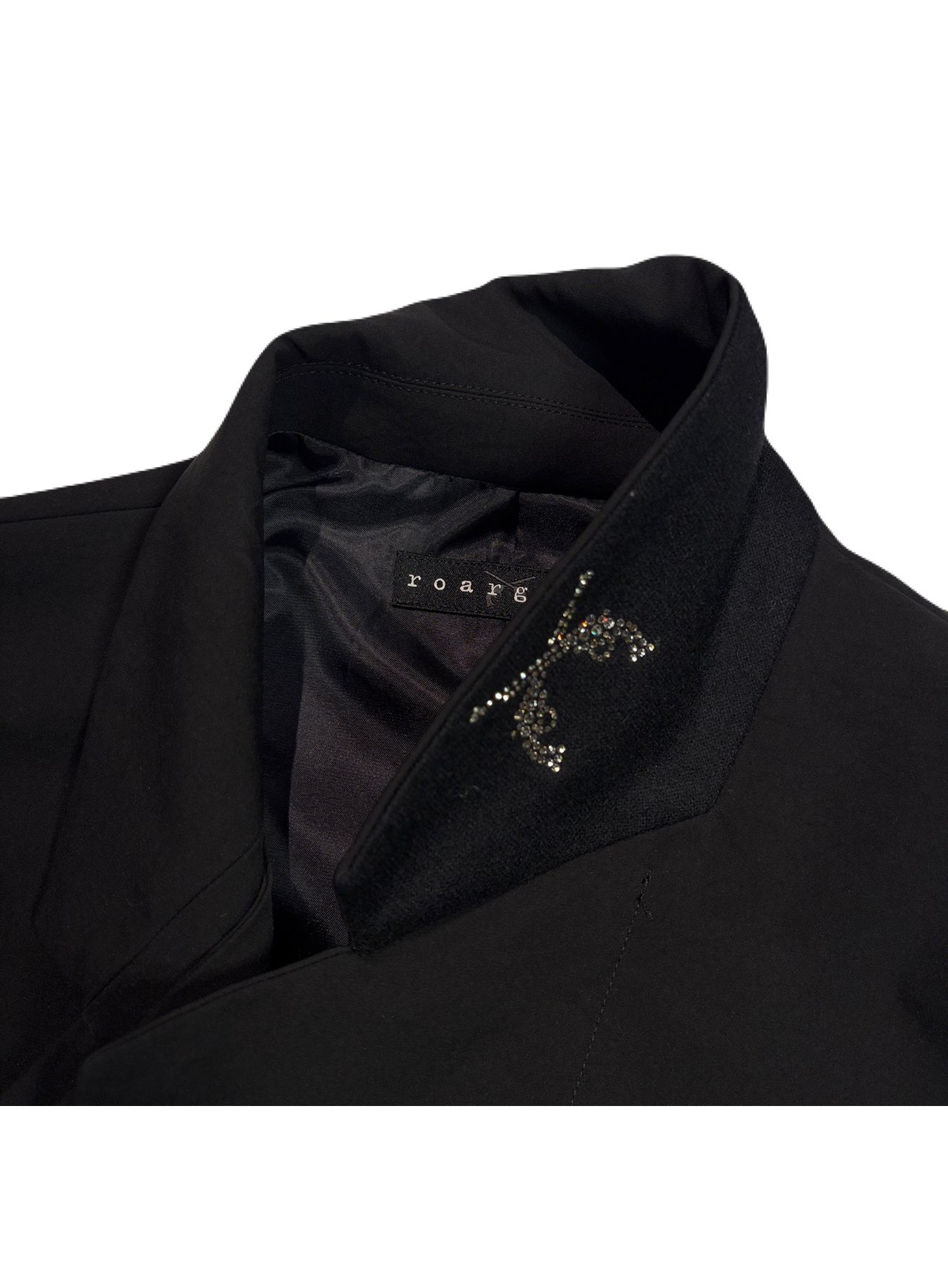 【予約品 3月9日(月) 18:00 締切】STRETCH COAT CRY / クリスタルクロスガン ストレッチ ロングコート / ブラック