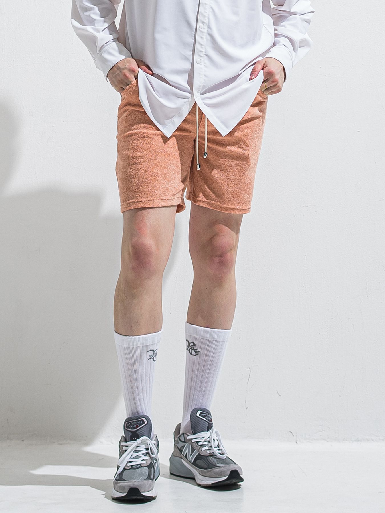 【予約品 2月15日(日) 18:00 締切】VINTAGE PILE SHORTS / パイルショートパンツ / ピンク