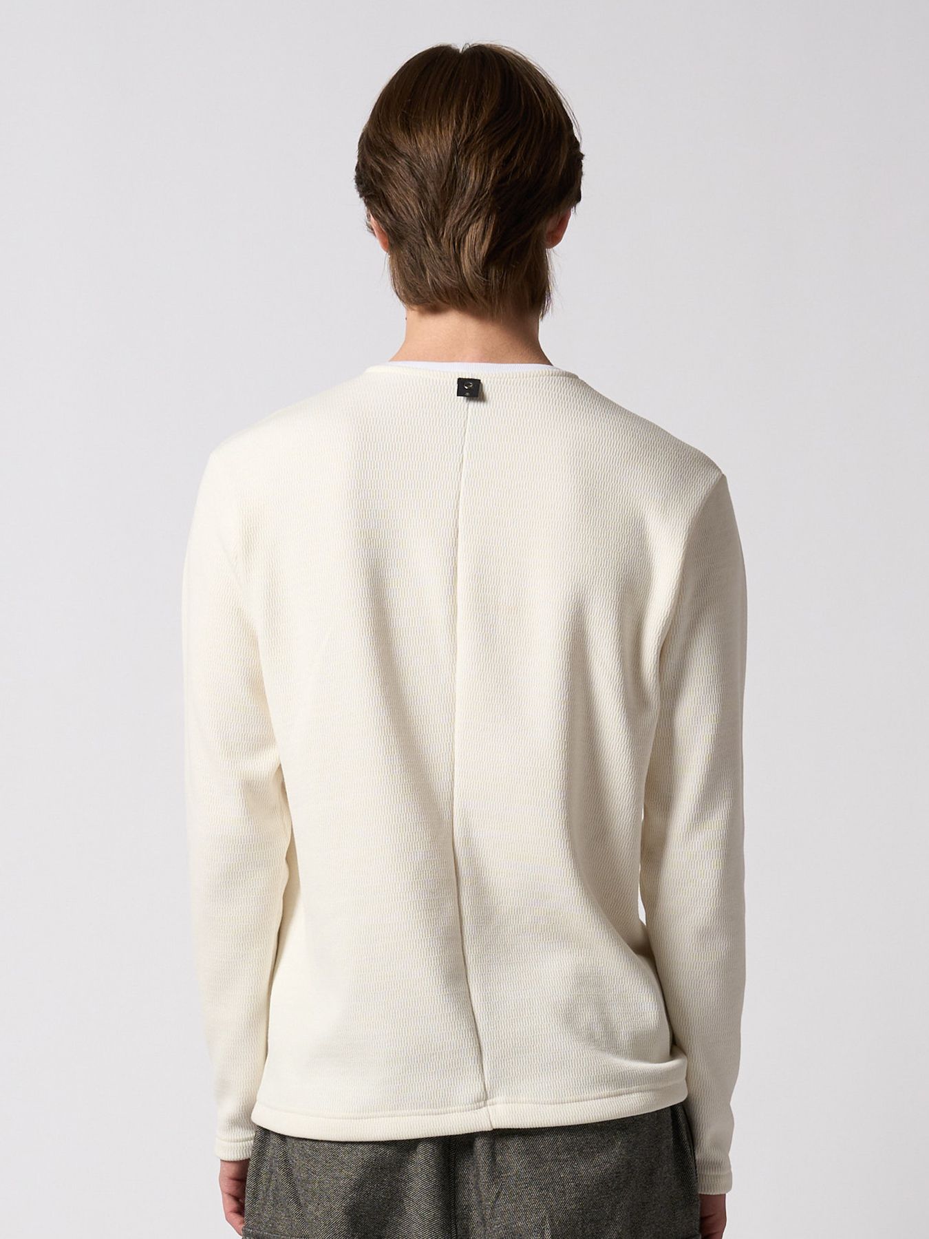 【予約品 4月19日(日) 18時締切】back boa thermal henley L/S / バックボア サーマル ヘンリーネック ロングスリーブ / ホワイト