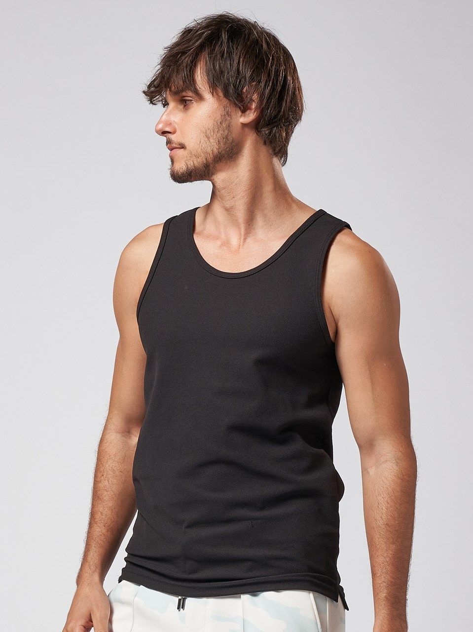 《予約品》 cool tank top / タンクトップ / ブラック