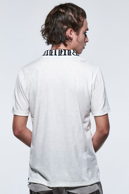 PythonJQDJersey PoloShirt / ホワイト  【kiryuyrik】