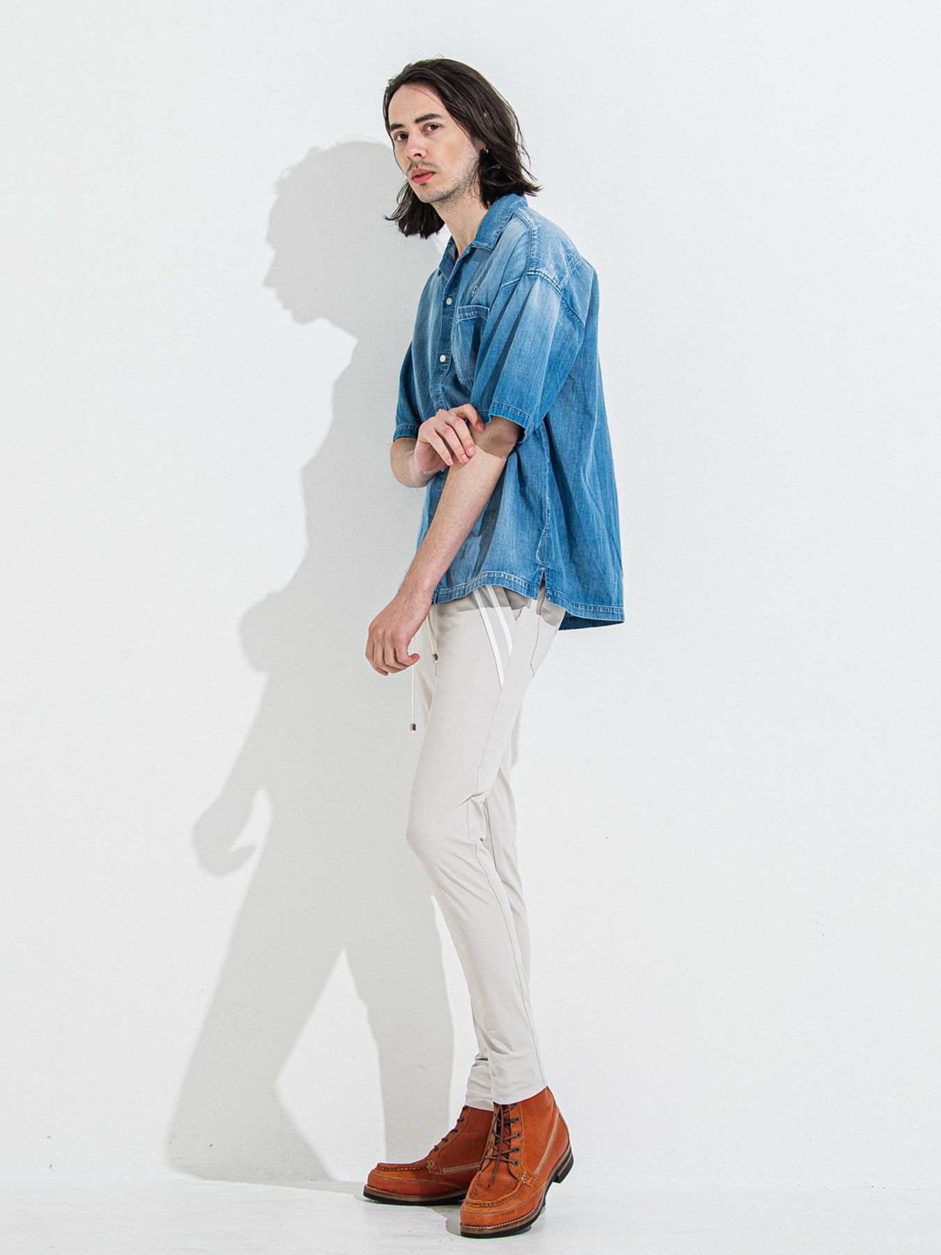 【予約品 】EDGE NYLON PT / エッジナイロンパンツ / グレージュ