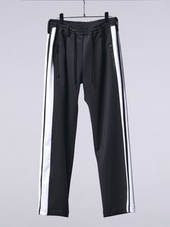 Wide Slacks Jersey / ワイドスラックス / ブラック×ホワイト