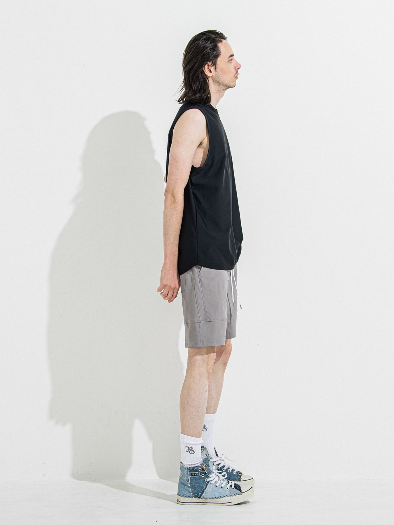 【予約品 】TYLER NYLON SHORTS / タイラー ナイロンショーツ / グレー