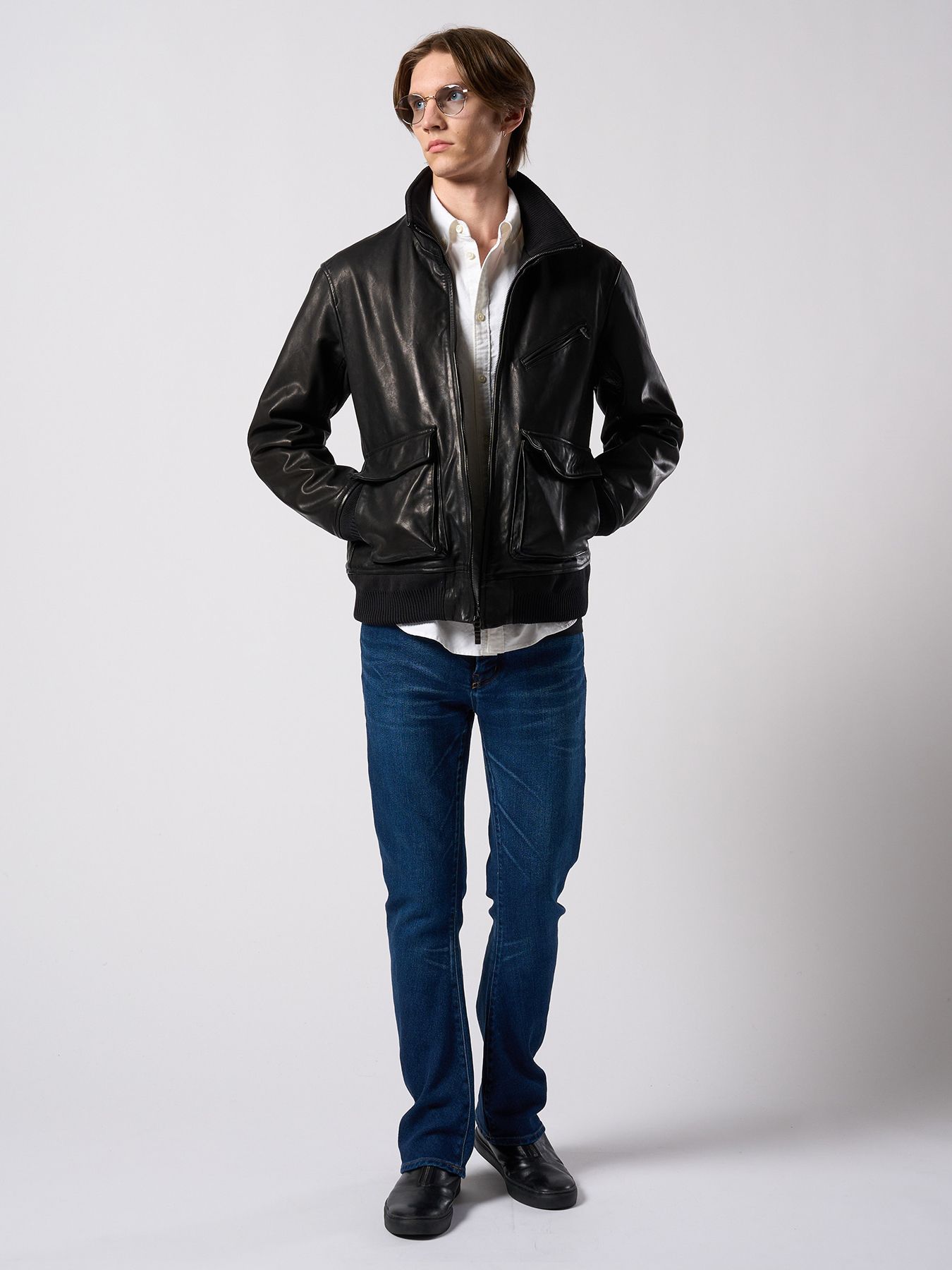 【予約品 4月19日(日) 18時締切】denim jersey 3D banana flare pants / デニムジャージー 3D バナナフレアパンツ / インディゴユーズド