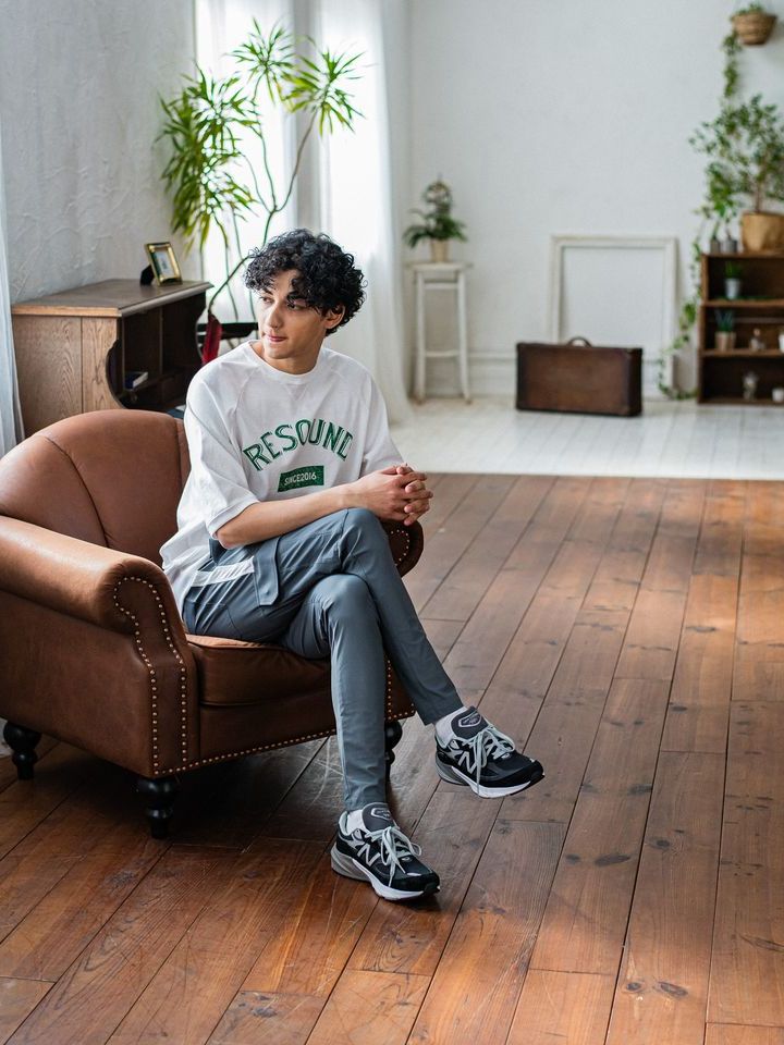 《予約品3月3日18：00締め》 Darrell cargo PT / カーゴパンツ / グレー・ホワイト